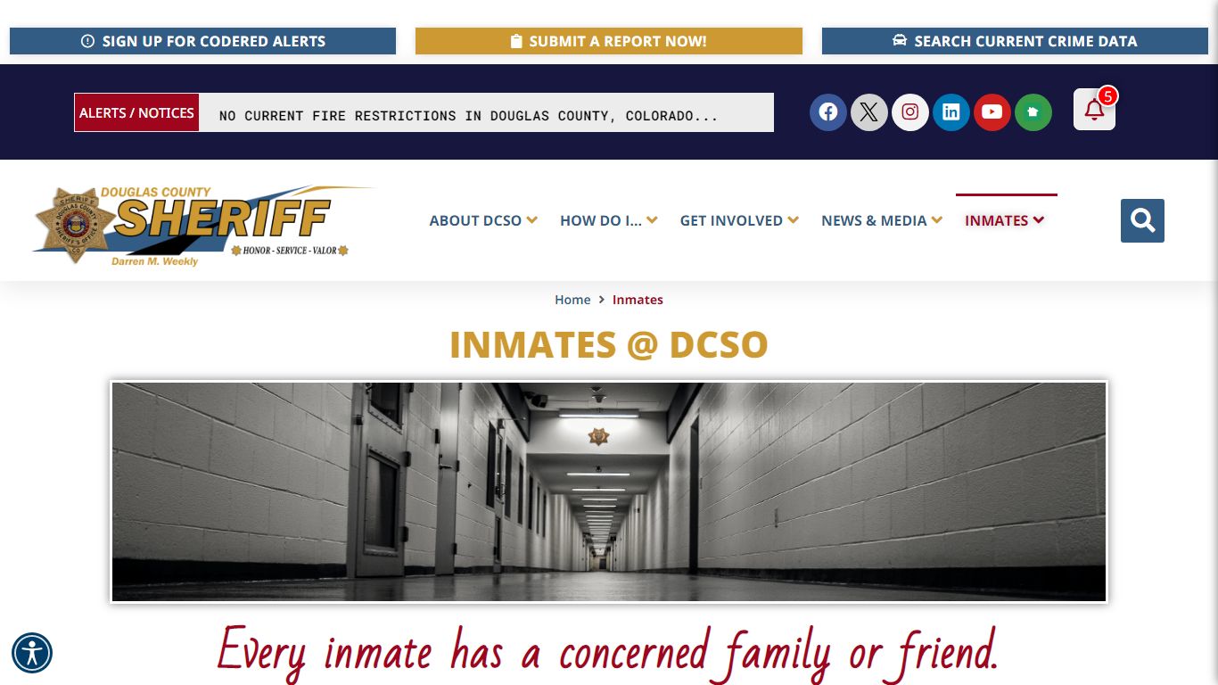 Inmates - Douglas County Sheriff's Office - Castle Rock Colorado